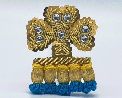 BROCHE ALAMAR TREBOL ORO